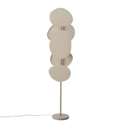 Qazqa vloerlamp organica beige e27