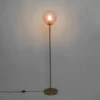 Qazqa vloerlamp pallon roze e27