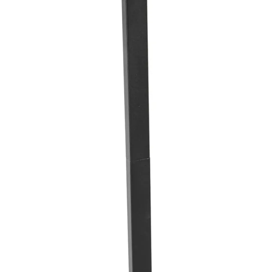 Qazqa vloerlamp qara zwart e27