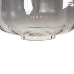 Qazqa vloerlamp qara zwart e27