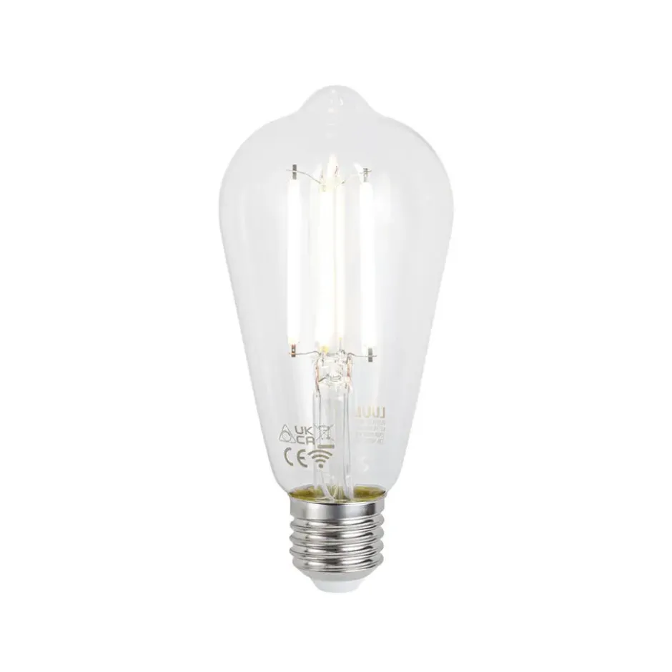 Qazqa vloerlamp qara zwart e27