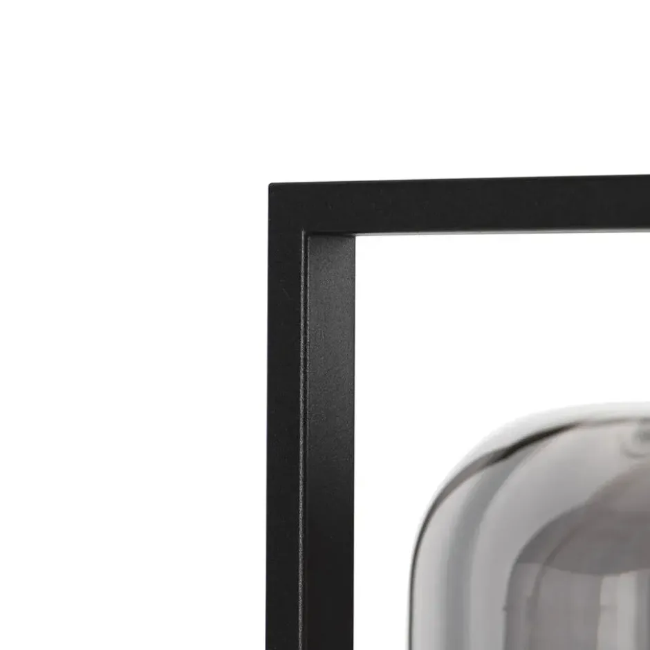 Qazqa vloerlamp qara zwart e27
