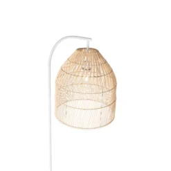 Qazqa vloerlamp sam wit e27