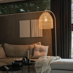 Qazqa vloerlamp sam wit e27