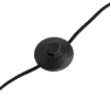 Qazqa vloerlamp simplo zwart e27