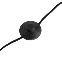 Qazqa vloerlamp simplo zwart e27