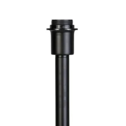 Qazqa vloerlamp simplo zwart e27