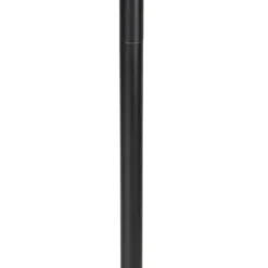 Qazqa vloerlamp simplo zwart e27