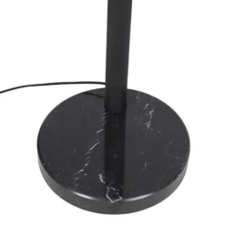Qazqa vloerlamp sixties zwart e14