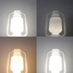 Qazqa vloerlamp storm wit e27