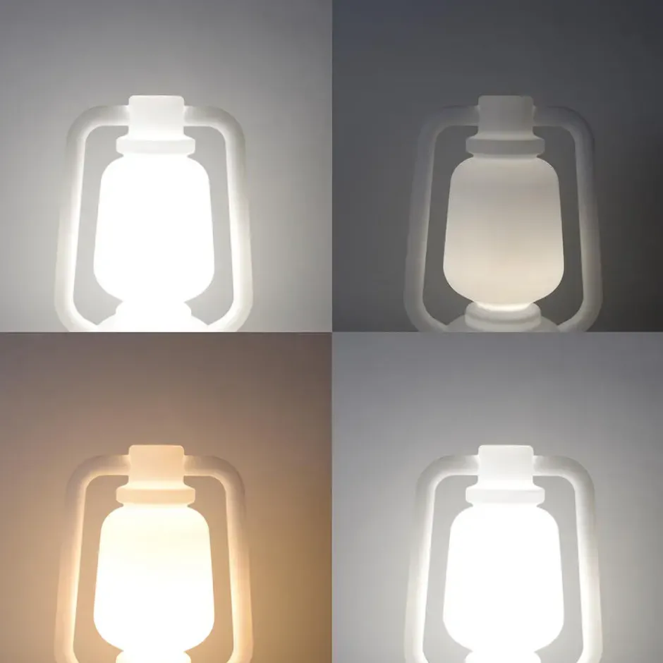 Qazqa vloerlamp storm wit e27