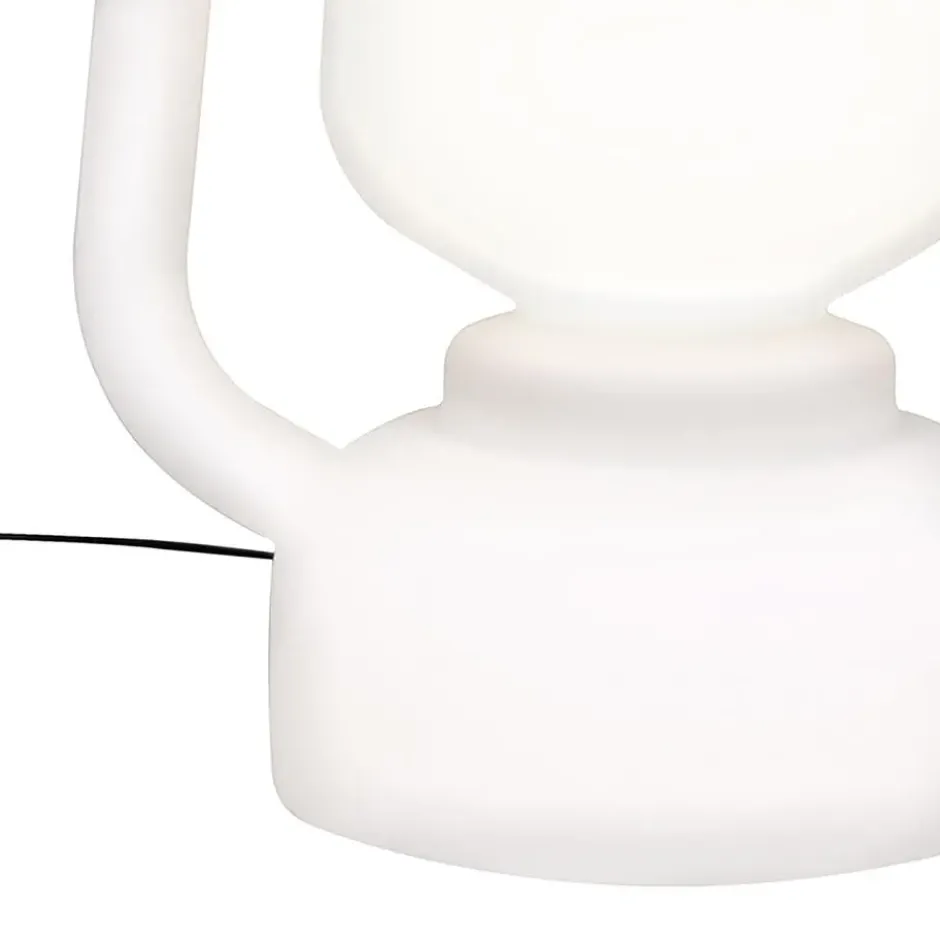 Qazqa vloerlamp storm wit e27