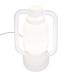 Qazqa vloerlamp storm wit e27