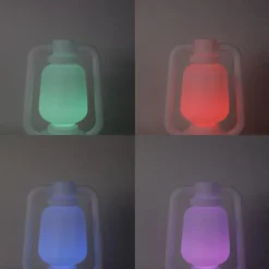 Qazqa vloerlamp storm wit e27