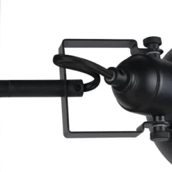 Qazqa vloerlamp tommy zwart e14