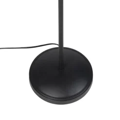 Qazqa vloerlamp tommy zwart e14