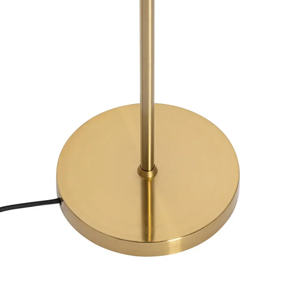 Qazqa vloerlamp vidro roze e14