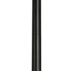 Qazqa vloerlamp vidro zwart e14