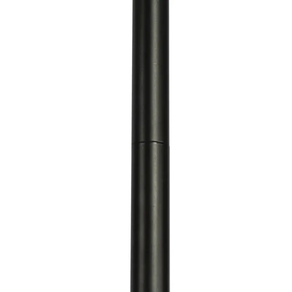 Qazqa vloerlamp vidro zwart e14