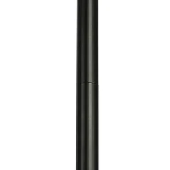 Qazqa vloerlamp vidro zwart e14