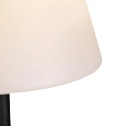 Qazqa vloerlamp virginia fl zwart e27