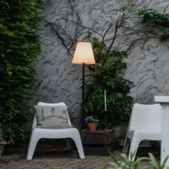 Qazqa vloerlamp virginia fl zwart e27