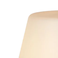 Qazqa vloerlamp virginia fl zwart e27