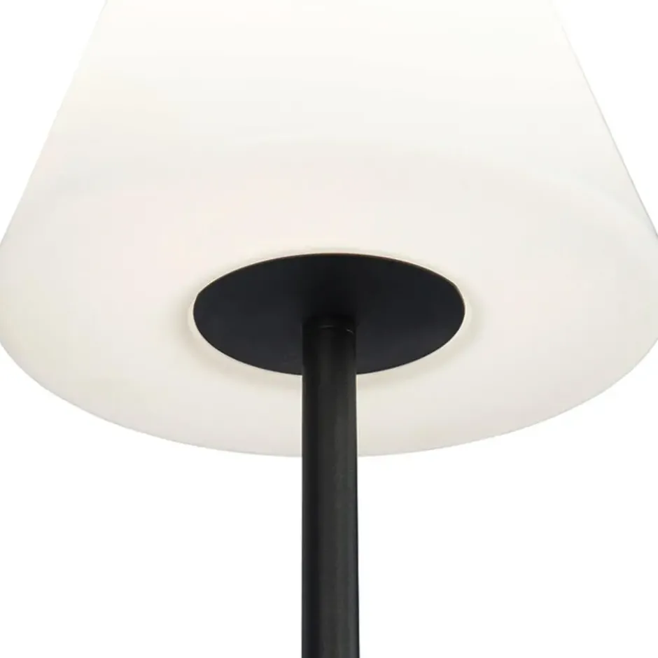 Qazqa vloerlamp virginia zwart e27