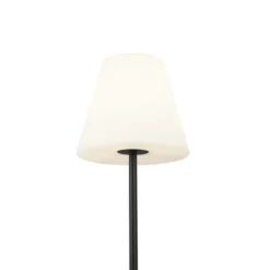 Qazqa vloerlamp virginia zwart e27