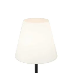 Qazqa vloerlamp virginia zwart e27