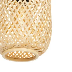 Qazqa vloerlamp yvonne beige e27