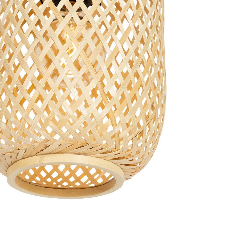 Qazqa vloerlamp yvonne beige e27