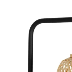Qazqa vloerlamp yvonne beige e27