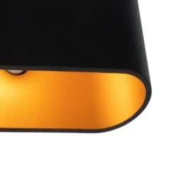 Qazqa wandlamp alone zwart g9