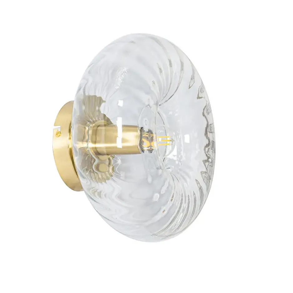 Qazqa wandlamp ayesha goudkleurig e27