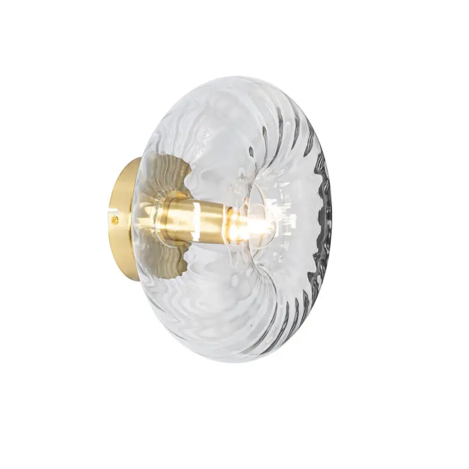 Qazqa wandlamp ayesha goudkleurig e27