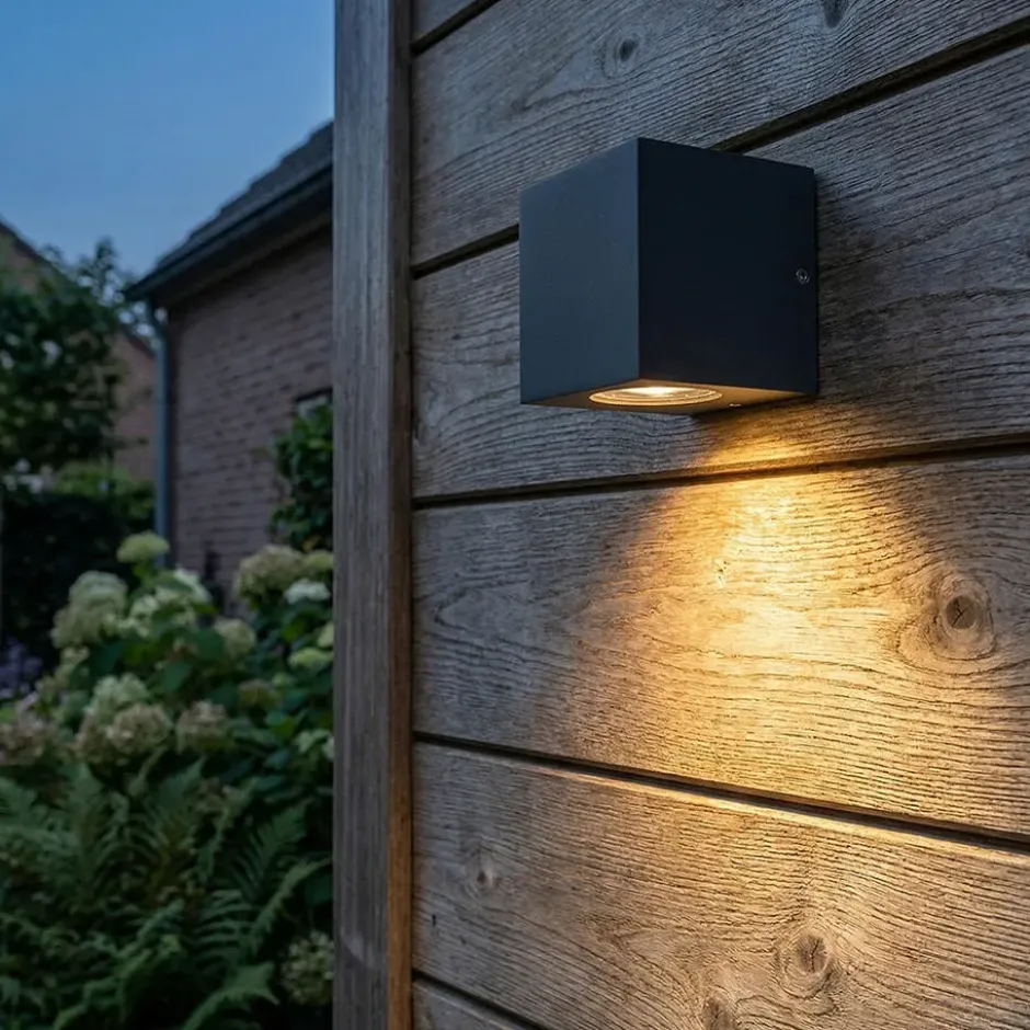 Qazqa wandlamp baleno grijs gu10