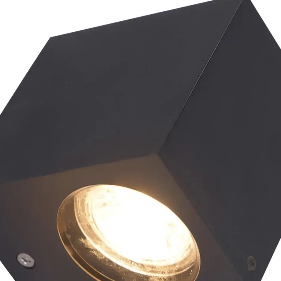 Qazqa wandlamp baleno grijs gu10