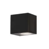Qazqa wandlamp baleno zwart gu10