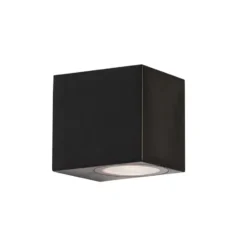 Qazqa wandlamp baleno zwart gu10