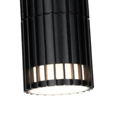 Qazqa wandlamp boris zwart gu10