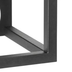 Qazqa wandlamp cage rack zwart e27