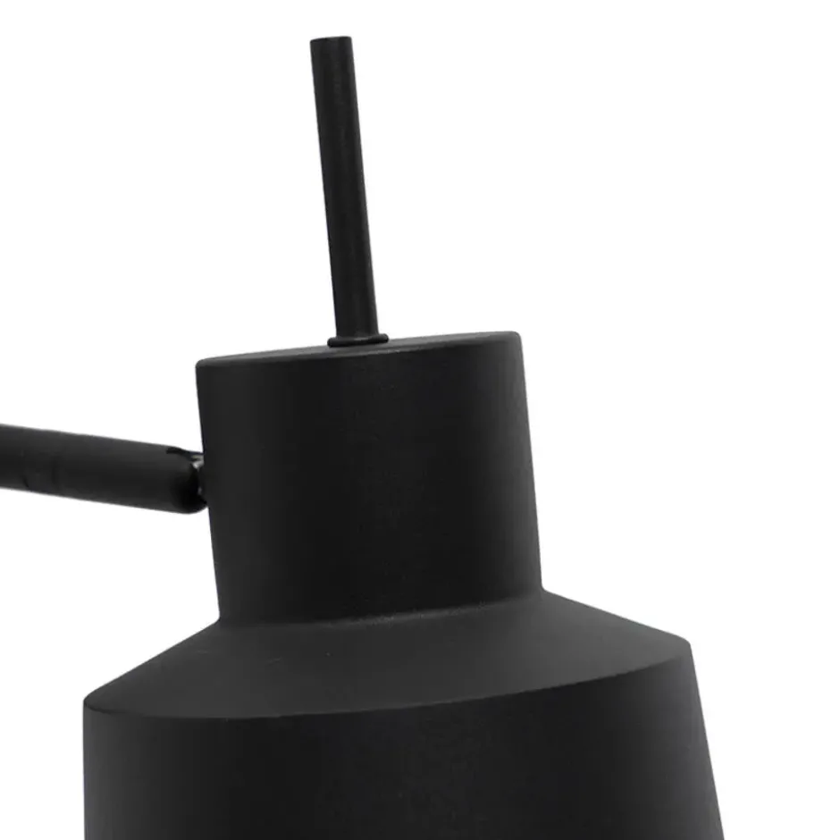Qazqa wandlamp chappie zwart e27