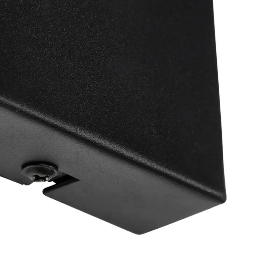 Qazqa wandlamp chon zwart e27