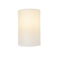Qazqa wandlamp drum wit e27