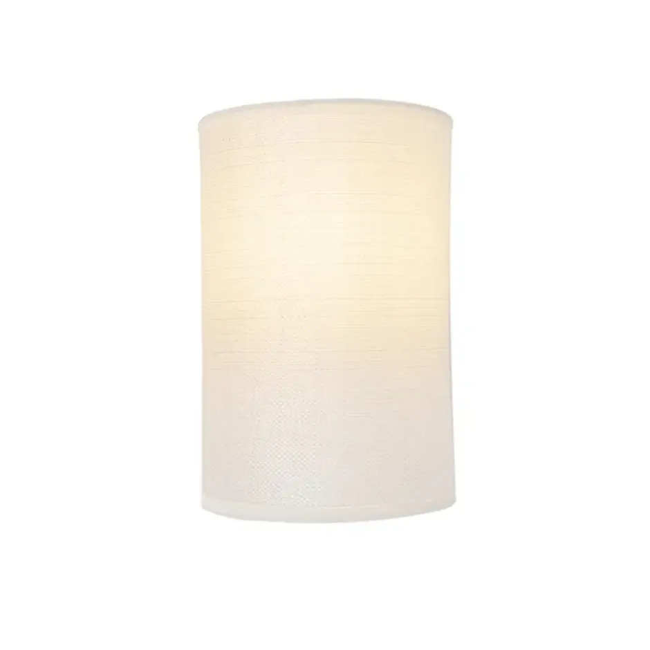 Qazqa wandlamp drum wit e27