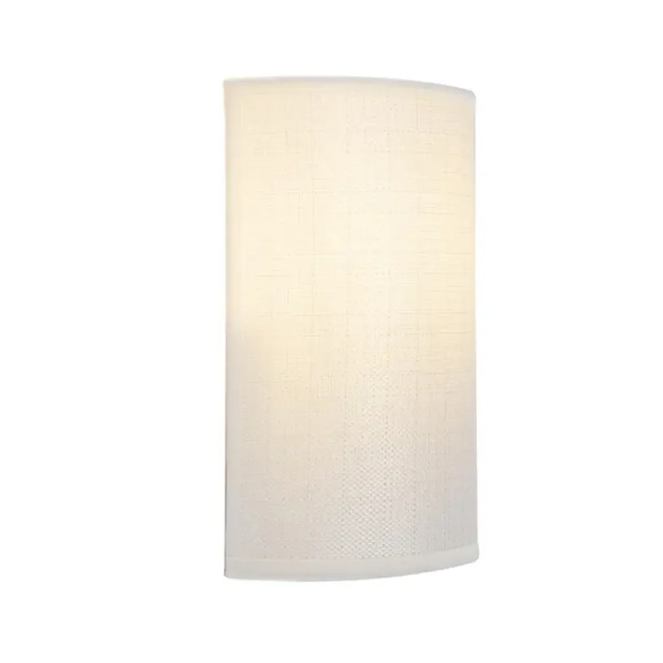 Qazqa wandlamp drum wit e27
