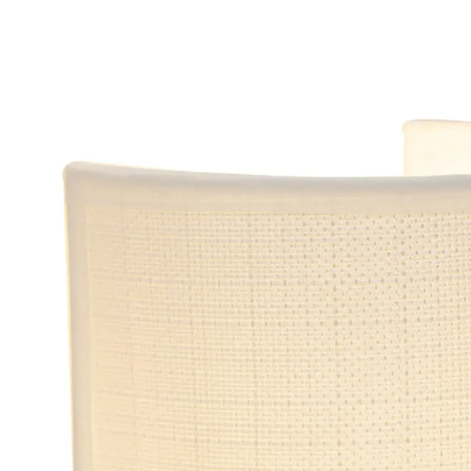 Qazqa wandlamp drum wit e27