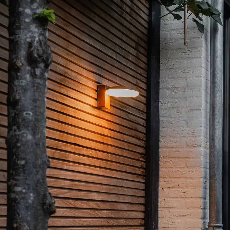 Qazqa wandlamp esmee bruin geïntegreerde led