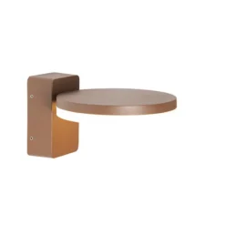 Qazqa wandlamp esmee bruin geïntegreerde led